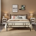 thumbnail image 1 of Cama Matrimonial de Metal, Color Negro (Sin Colchón, 197*141cm), 1 of 7