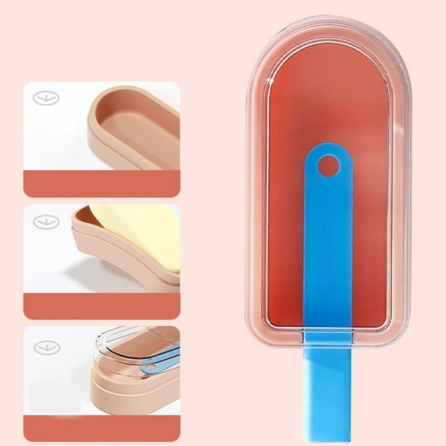 Silicone Set with Lid and Sticks for Homemade Ice for Family and Cheese Sticks