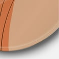 thumbnail image 3 of Designart 'Abstract Terracotta Mountain Landscape Sunset ' Modern Circle Metal Wall Art 36x36 - Disc of 36, 3 of 5