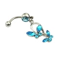 thumbnail image 1 of Langgg Alloy Women Navel Rings Pendant Belly Button Ring Girl Barbell Body Piercing Jewelry, 1 of 7
