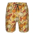 thumbnail image 4 of Naloa Pumpkin And Sunflower Men's Beach Shorts, Surfing shorts, Swim trunks, Quick Dry Swim Trunks for Surfing Beach Fun - 3X-Large, 4 of 9