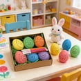 thumbnail image 4 of Easter DIY Hand-Painted Egg Craft Kit, Fillable Egg-Shaped Candy Easter Gifts Box, Creative Painting Supplies for Adults, Decorative Easter Egg Holders for Parties, Hunts and Easter Decor, B, 4 of 7