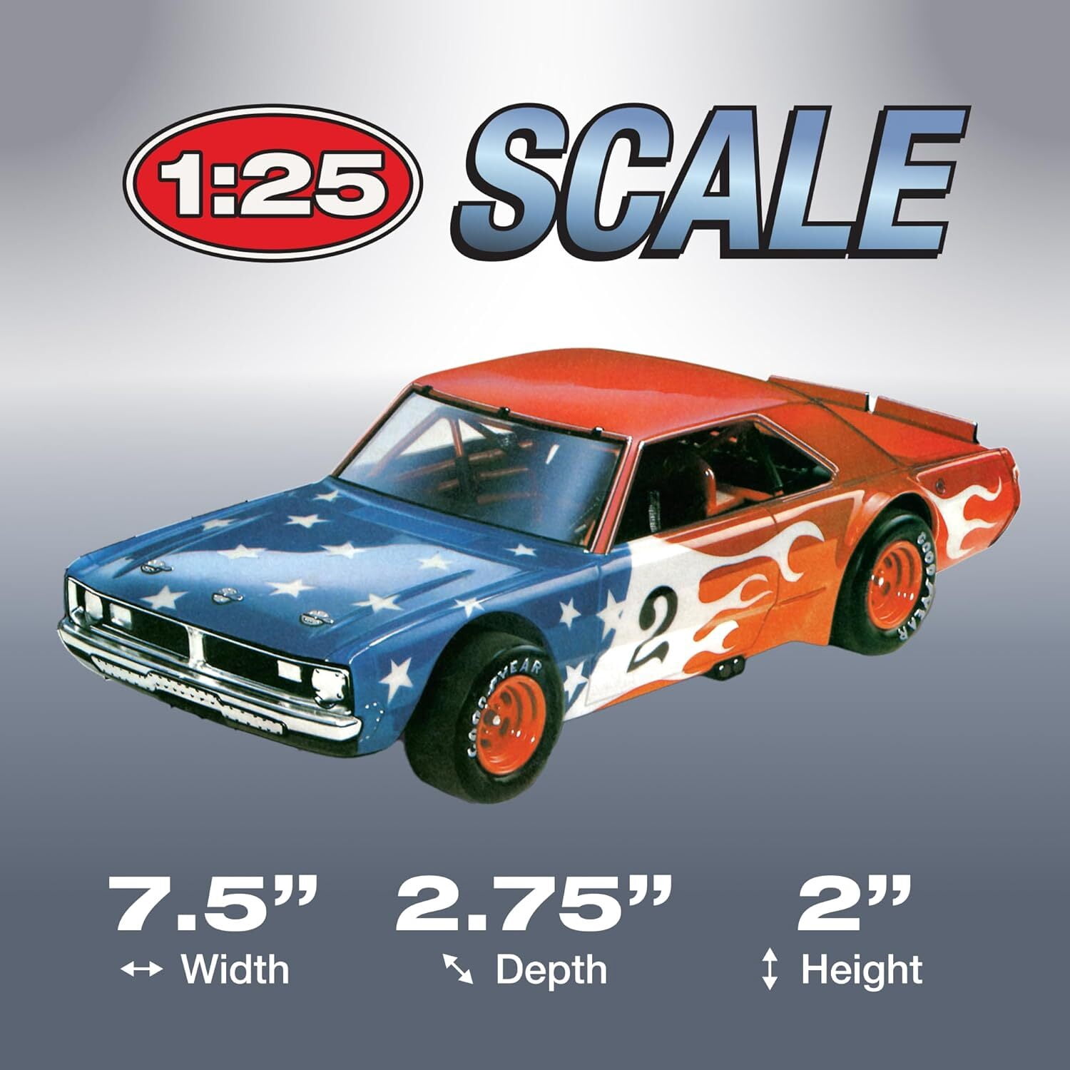 AMT Plymouth Valiant Scamp Kit Car 2T 1/25 Scale Model Kit