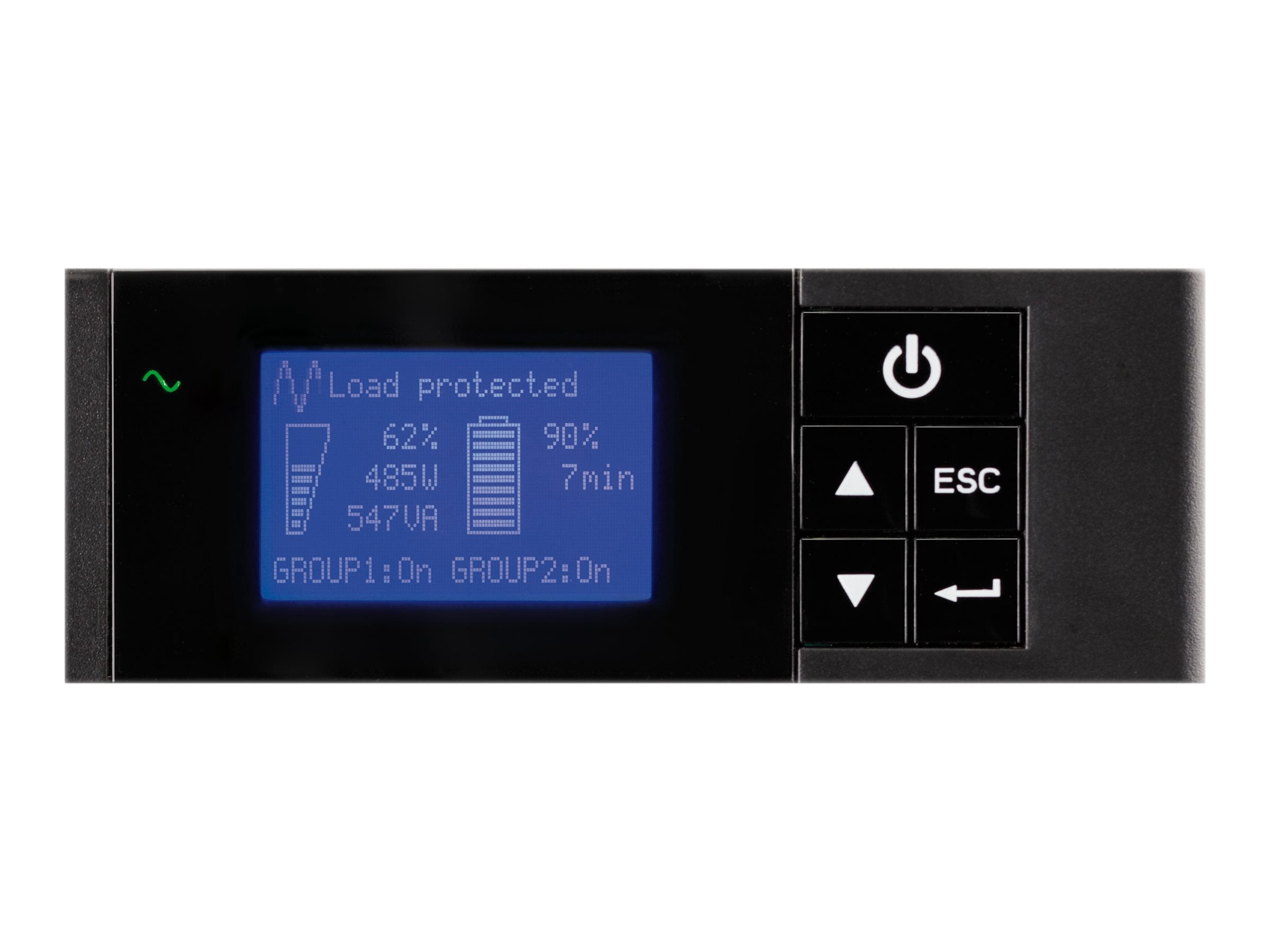 Eaton 5P750R 750 VA 600 Watts 5 Outlets 1U Rackmount UPS