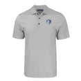 thumbnail image 2 of Men's Cutter & Buck Gray Saint Louis Billikens Pike Eco Tonal Geo Print Stretch Recycled Polo, 2 of 3