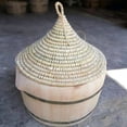thumbnail image 1 of CHICHUMID 1Pack Rustic Lamp Shade Decorative Pot Cover Beige for Women Use, 1 of 8