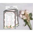 thumbnail image 4 of Inkdotpot Bridal ShowerGameWedding Shower Bachelorette Party Bulk ActivityGamecards 50-PackFloral Eiffel TowerWhats on Your Phone, 4 of 7