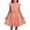 Pink, variant on MIXUE Toddler Girls Casual Dresses Kids Summer Chiffon Solid Color Crew Neck Ruffle Sleeveless Elegant A Line Party Dress Beachwear,Black,6-7 Years