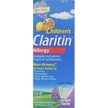 Children's Claritin Grape Non-Drowsy Allergy Chewable Tablets, 5 mg, 10 Count