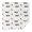 White Cow Moo, variant on White Cow Moo Pattern Square Tablecloth,Waterproof Square Table Cover,Wipeable Spillproof Washable Table Cover for Home Kitchen Party Decor 42"X42"(107x107cm)
