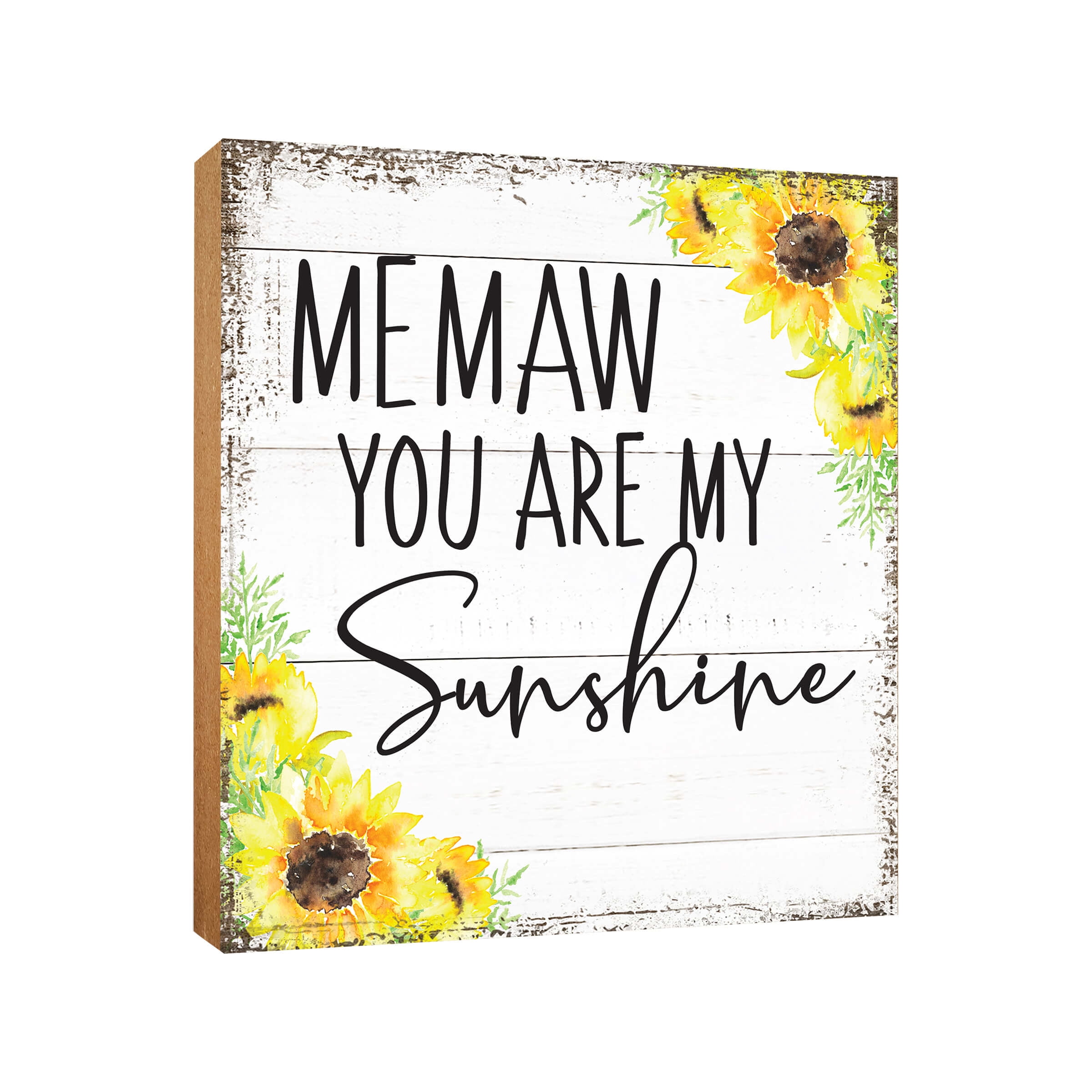 Lifesong Milestones Wood Tabletop Sign Farmhouse Home Decor Gifts for