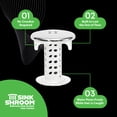 thumbnail image 6 of SinkShroom Chrome Edition Revolutionary Bathroom Sink Drain Protector Hair Catcher, Strainer, Snare, 6 of 13