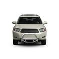 thumbnail image 4 of Black Horse Max Bull Bar No Skid Plate Stainless Steel Compatible with 2008-2010 Toyota Highlander-MBS-TOF5107, 4 of 7