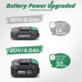 thumbnail image 4 of KIMO Cordless Leaf Vacuum Cordless - Batteries for Cordless Leaf Blowers, 20V 4.0 Ah Battery Power, Electric Leaf Blower Vacuuming, 4 of 6