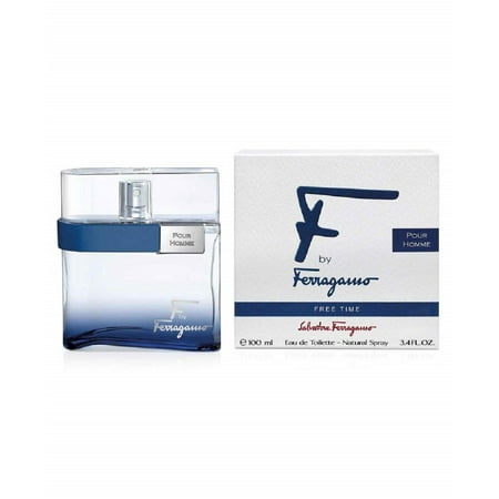 Salvatore Ferragamo F Free Time Eau De Toilette Spray for Men 3.4 Ounce Fragrance