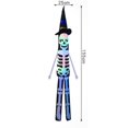 thumbnail image 2 of Decoración de manga de viento de calavera de Halloween, luces decorativas de Halloween, linternas de esqueleto de calavera, 2 of 5