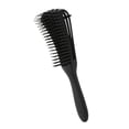 thumbnail image 2 of Cepillo de de antiestáti plástico para cabello ondulado grueso Negro shamjiam peine cepillo desenredante, 2 of 6