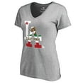 thumbnail image 2 of Women's Heathered Gray Los Angeles Dodgers Hometown Collection Cali Flag T-Shirt, 2 of 3