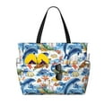 thumbnail image 1 of Fotbe Marine Animals Bolsa de Viaje para Playa - Resistente al Agua, Bolsa Tote de Gran Capacidad y Ligera con 7 Bolsillos para Mujeres y Hombres, 1 of 7