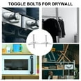 thumbnail image 3 of MasteelfCA 20pcs Toggle Bolt Wing Nut Hanging Heavy Items Bolt Drywall Bolts (M5 M6), 3 of 8
