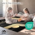 thumbnail image 4 of ODIKA 8'x10' Machine Washable Non-Slip Area Rug, Striking Contrast of Bold Lines High Traffic Rug, Gold, 36712, 4 of 7