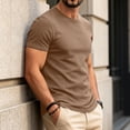 thumbnail image 4 of Dresfit Shirts for Men Short Sleeve Crew Neck Gym Shirts Summer 2026 Lightweight Athletic T Shirts Cooling Quick Dry Muscle Fit Basic Tees 3XL, 4 of 6