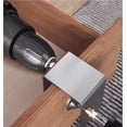 thumbnail image 3 of Set 6pzs Clip En U Frontal Montaje De Cajón Acero Inoxidable, 3 of 5