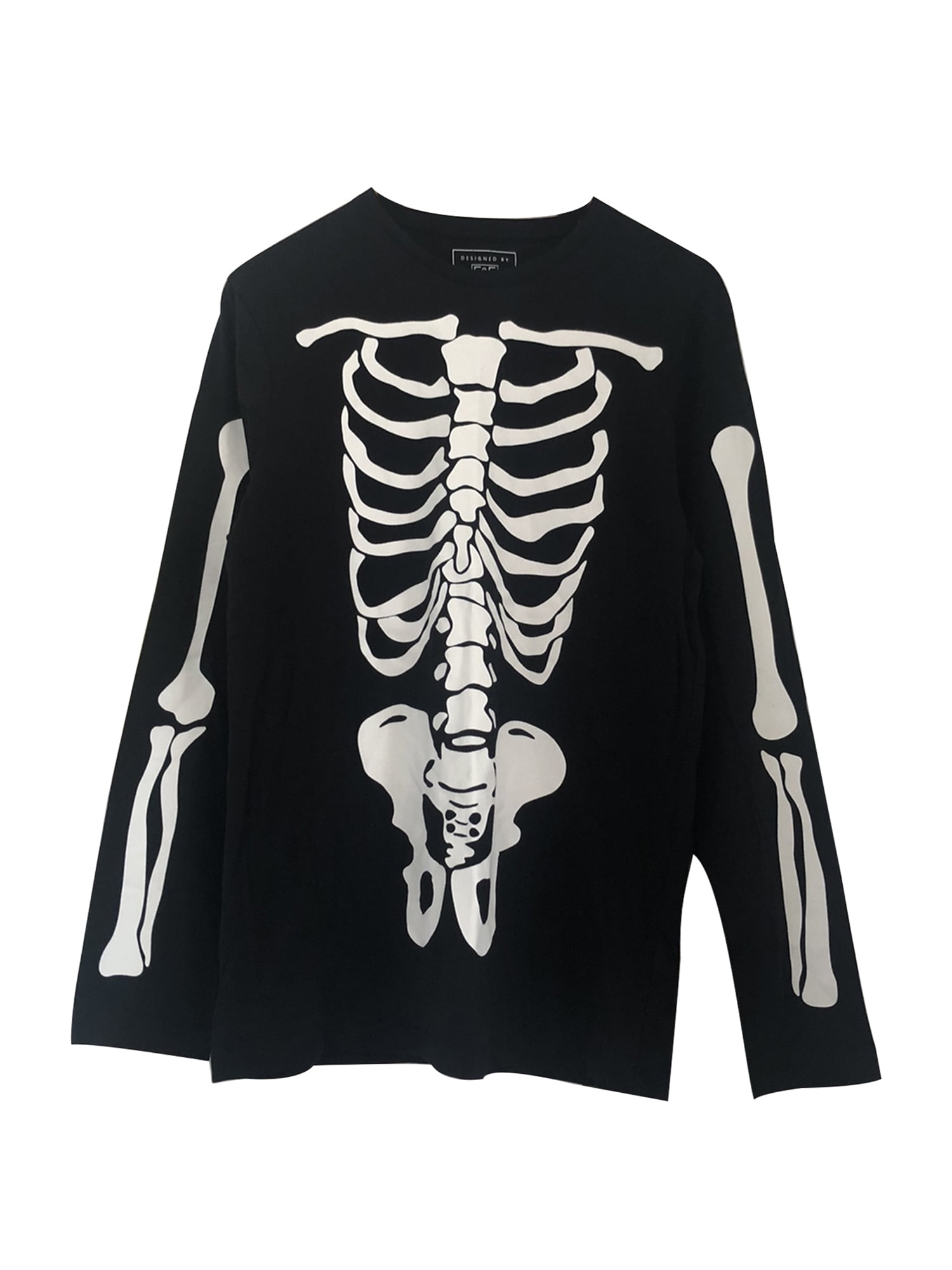 skeleton long sleeve shirt women's