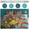 thumbnail image 5 of Gorillaz Music 3 Pieces Bedding Set Double Sided Printing Soft Comforter Sets Decor Bedroom Gifts With 1 Duvet Cover 2 Pillowcases, 5 of 8