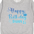 thumbnail image 3 of Inktastic Blue Happy Birthday Daddy Toddler Sweatshirt, 3 of 4