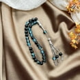 thumbnail image 5 of Handmade 33 Beads Muslims Rosary Ice Cracked Glass Tasbih with Tassels Pendant for Daily Prayers and Meditation Supply, 5 of 8
