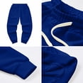 thumbnail image 4 of Sweatpants for Men Drawstring Lined Cuffed Sweatpants | Fall Winter Bottom, Moisture Wicking, Exercise Jogging Pants, Warm Soft , Big and Tall Joggers with Pockets, XL, 4 of 7