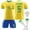 #5, variant on SEAYI 2223 Brazil Soccer Jerseys 4 Piece Sets, Number #10 NEYMAR JR. Printed Short Sleeve Tops Shorts Jerseys with Socks Kneepads, Brazil Home Game Soccer Jerseys for Adults, #10/2XL