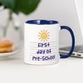 thumbnail image 3 of CafePress - First Day Of Pre School Mug - 11 oz Ceramic Mug - Novelty Coffee Tea Cup, 3 of 4