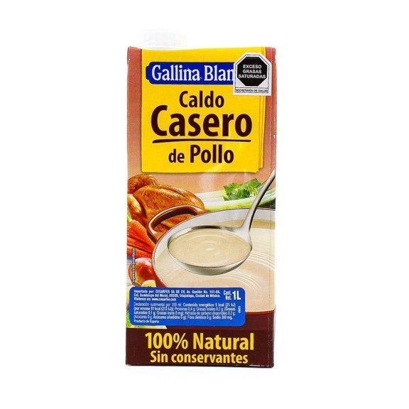 Caldo de pollo Gallina Blanca casero 1 l