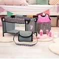 thumbnail image 6 of Bayer Baby Doll Travel Bed for Toy Baby Doll/Stuffed Animals with Accessories, 6 of 6