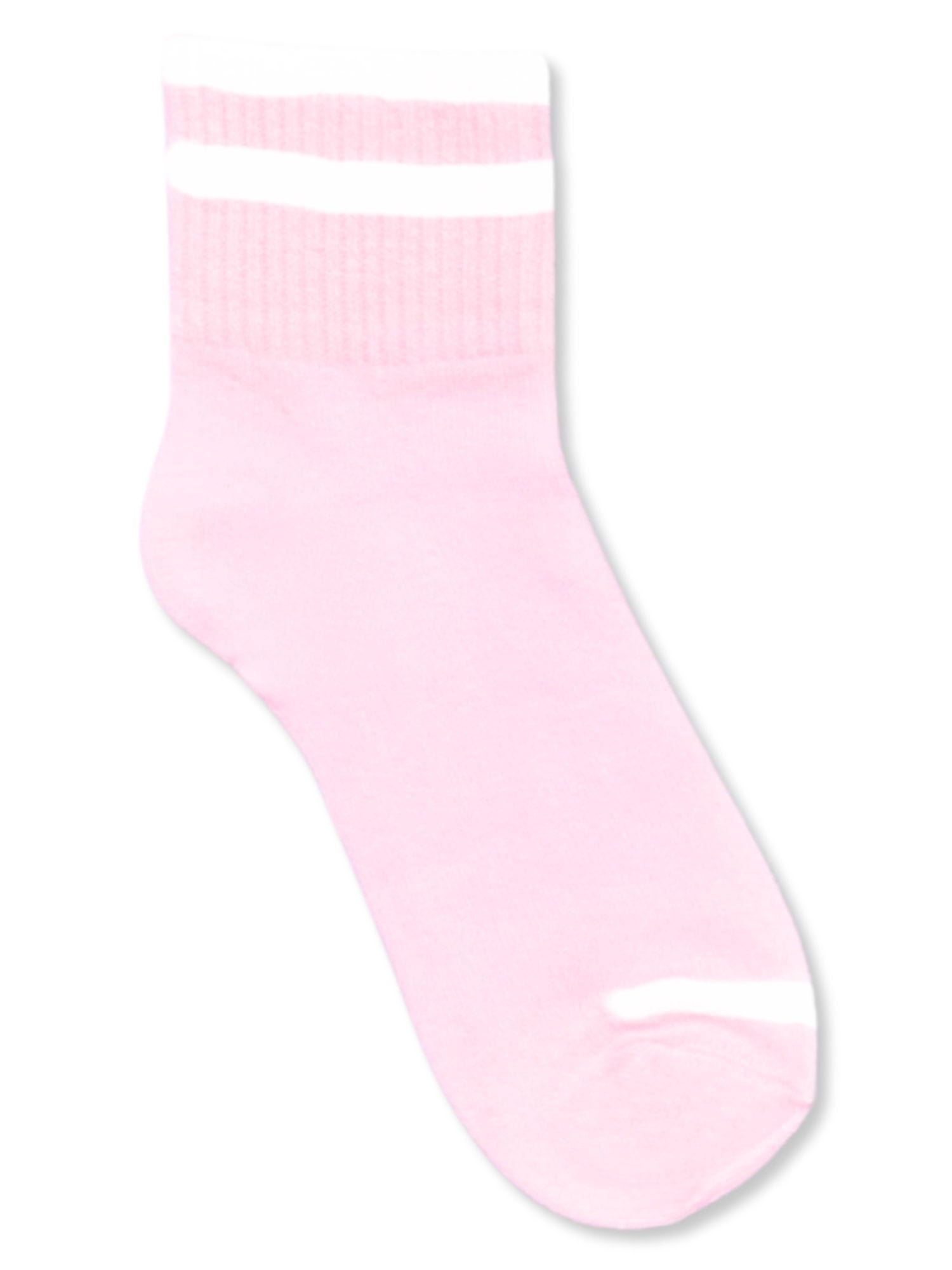 Wonder Nation, Girls Ankle Icon Socks, 10-Pack, Sizes S-L