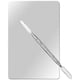 thumbnail image 4 of 1 Set Silver Makeup Plate with for Nail Art and Mixing Cosmetics, 4 of 4