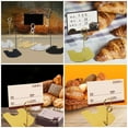 thumbnail image 2 of DRAFIDEEP 10Pcs Placecard Holders for Table in 8-Character Shape for Hotel and Restaurant Use, 2 of 8