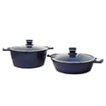 thumbnail image 2 of Batería de Cocina Alfa 6pz Diamante Sirena Azul Antiadherente, 2 of 9