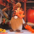 thumbnail image 3 of Set of 2 Plush Garden Gnomes, Faceless Pumpkin Harvest Doll, Halloween Decoration with Pumpkin Harvests, Christmas Fall Ornaments Kitchen Living Room, 3 of 5