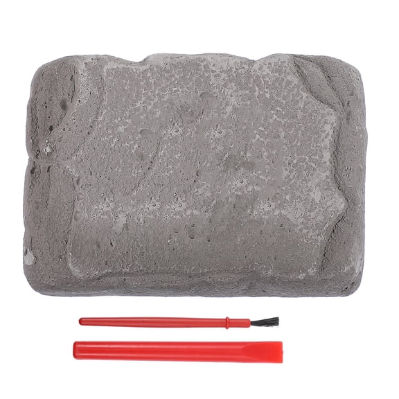 UPOUART 1Set Dinosaur Excavation Kit Dark Grey DIY Model with Premium Gypsum PVC