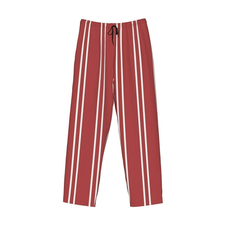 Red and white striped pyjama bottoms hotsell