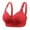 Red, variant on LYEAA Sleep Bras for Women Plus Size Soft No Wire Push up Everyday Bras Wireless Support Solid Lift Bras Comfortable Wirefree Breathable Shaping Daily Bralette Beige 2XL