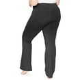 thumbnail image 3 of Stretch Is Comfort Women's Oh so Soft High Waist Bootcut Yoga Pants with Pocket| Adult Small-5x, 3 of 6