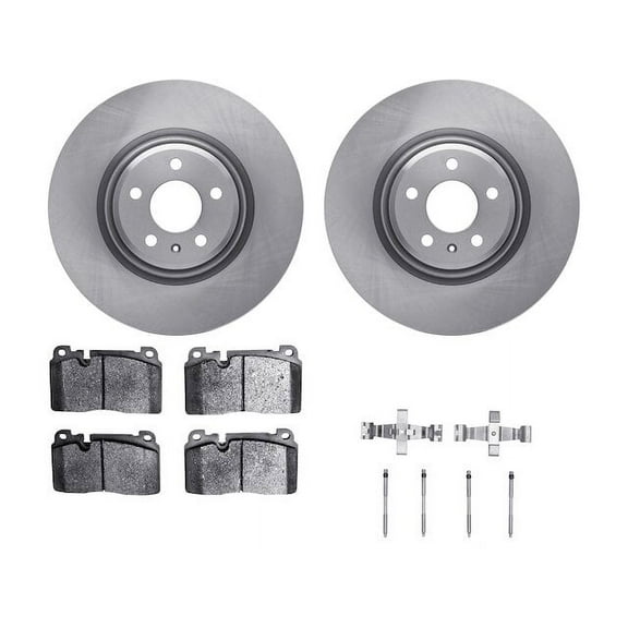 Front Brake Pad and Rotor Kit - Compatible with 2017 - 2020 Porsche Macan Base 2018 2019