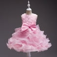 thumbnail image 2 of Baby Kids Girl Princess Birthday Party Wedding Dress Bridesmaid Pageant Gown Sleeveless Party Dresses Girl Clothes, 2 of 5