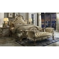 thumbnail image 4 of ACME Vendome Bench, Synthetic Leather & Cherry, 4 of 4
