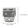 thumbnail image 2 of HINTRMENT Stainless Steel Hinge Silver 1Set for DIY Projects and Homeowners, 2 of 4