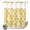 Yellow, variant on No Hook Shower Curtain, Sage Green Geometric Shower Curtains for Bathroom with See Through Top Window, Moroccan Chic Abstract Plaid Art Waterproof & Washable Bath Curtain Extra Long 72"x84"